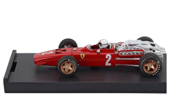 FERRARI F1 312 №2 Italy Gp (1967) Chris Amon - With Driver Figure, Red
