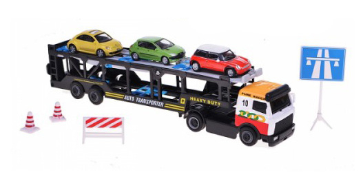 Набор Auto Transporter Heavy Duty + 4 модели