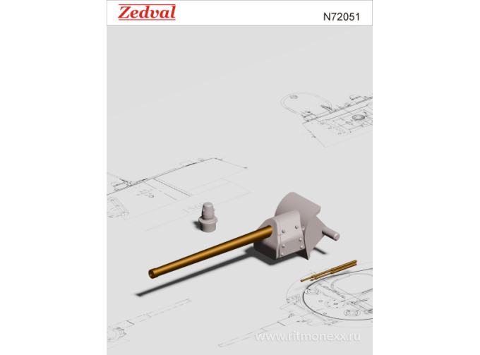 Набор деталей для Т-34/76 для Звезда 5011