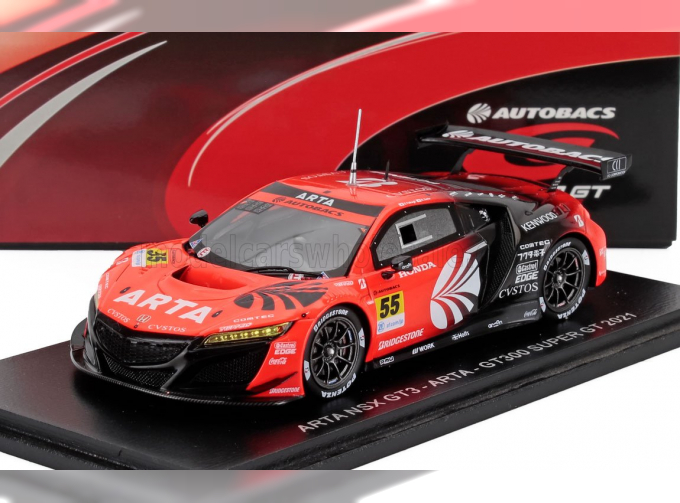 HONDA NSX GT3 Evo #55 Super GT Serie Japan Shinichi Takagi, Ren Sato (2021)
