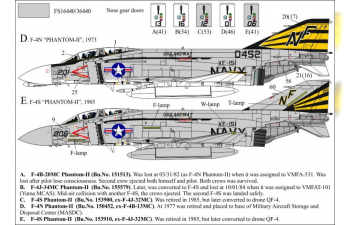 Декаль для F-4B/N/J/S Phantom VF-151