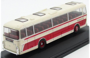 PLAXTON Panorama Elite Autobus Yorkshire (1968), White Red