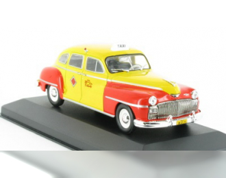 De SOTO 6 Suburban (New-York, 1946), серия Collection Les Taxis du monde 12, желтый с красным