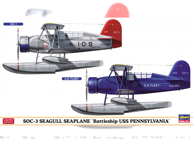 Сборная модель самолет SOC-3 SEAGULL SEAPLANE