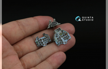 3D Декаль интерьера кабины Су-17УМ3 (Hobby Boss) (Малая версия) (с 3D-печатными деталями)