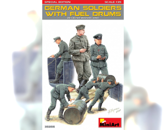 Сборная модель Фигуры German Soldiers with Fuel Drums (Special Edition)