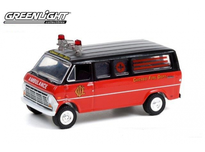 FORD Club Wagon Ambulance "Chicago Fire Department" 1969