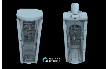 3D Декаль Ниши шасси для Суххой-30СМ (Звезда)