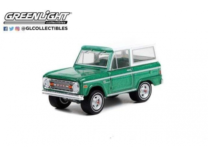 FORD Bronco (Lot #1001.1) (1977) Jade Glow/Houndstooth Interior 