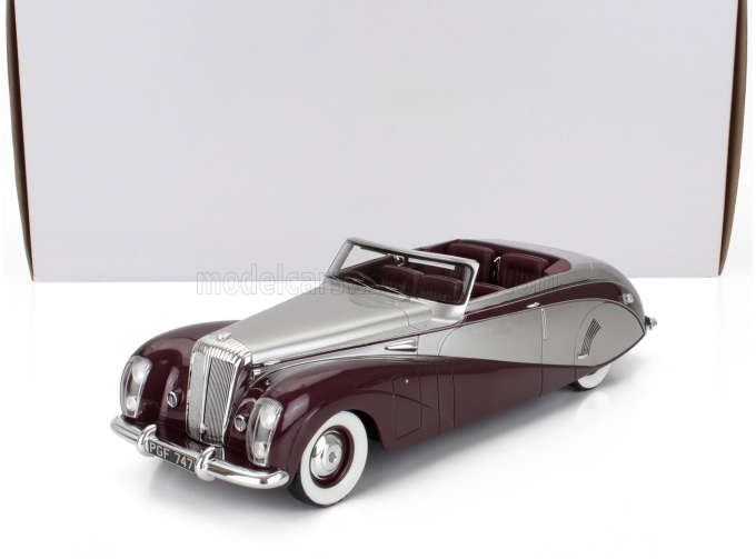 DAIMLER De36 Hooper ''green Goddess'' Cabriolet Open (1953), Red Silver