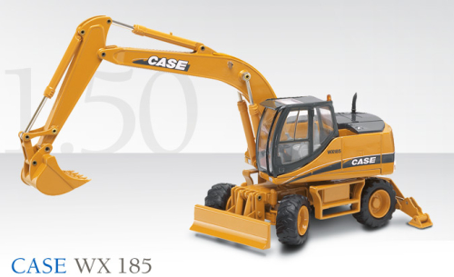 CASE WX 185 Mobilbagger mit Tieflöffel