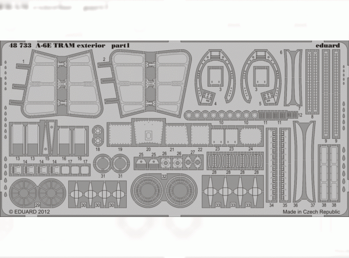 Фототравление A-6E TRAM exterior