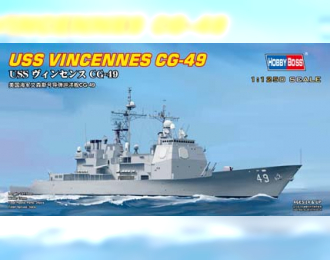 Сборная модель Корабль USS Vincennes CG-49
