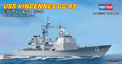 Сборная модель Корабль USS Vincennes CG-49