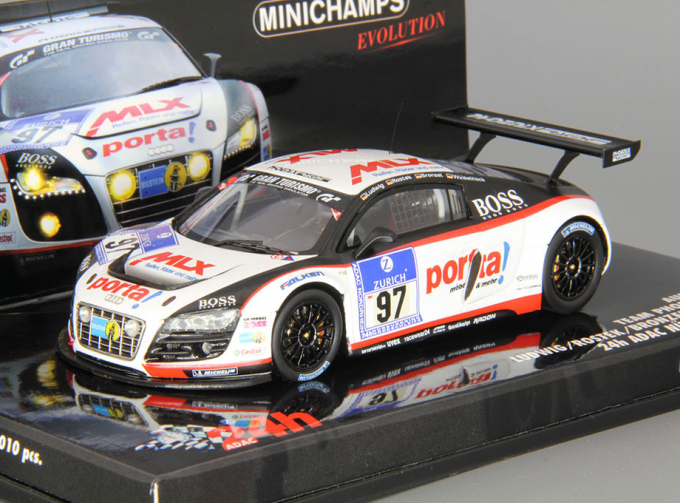 AUDI R8 LMS Team Phoenix Racing 24h ADAC Nurburgring (2010), white