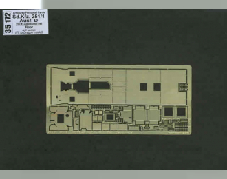 Фототравление для Armoured personnel carrier Sd.Kfz. 25 Ausf. D - vol. 6 - additional set - floor