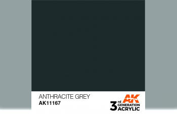 Краска акриловая 3rd Generation Anthracite Grey 17ml