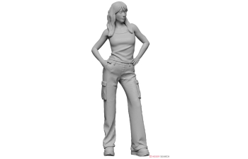 Сборная модель Datsun Sunny Truck Long Body Deluxe w/Girl's Figure