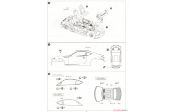 Сборная модель MF GHOST No.1 Kanata Katagiri ZN6 TOYOTA 86