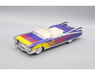 CADILLAC Eldorado 59 синий, пламя, 24 см.