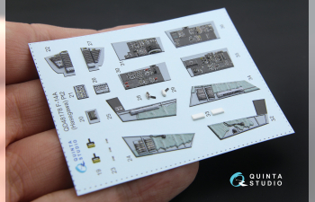 3D Декаль интерьера кабины F-14A (для модели Hasegawa)