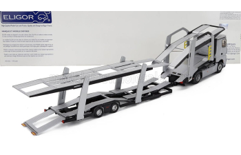 MERCEDES-BENZ Actros 5 1845 Truck Car Transporter (2020) - Exclusive Carmodel - Cars Not Included, Grey Met