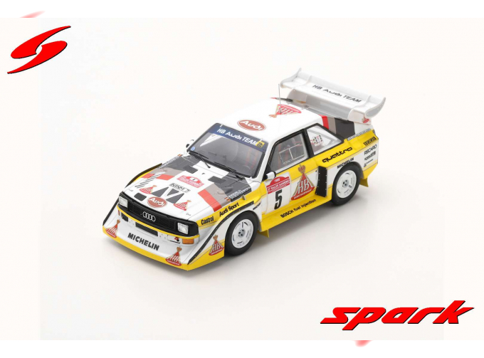 Audi Sport quattro S1 E2 #5 Winner Rally Sanremo 1985 Walter Röhrl - Christian Geistdörfer