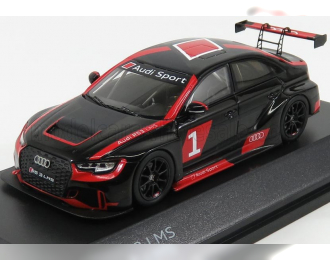 AUDI A3 Rs3 Team Audi Sport №1 Press Season (2017), Black Red