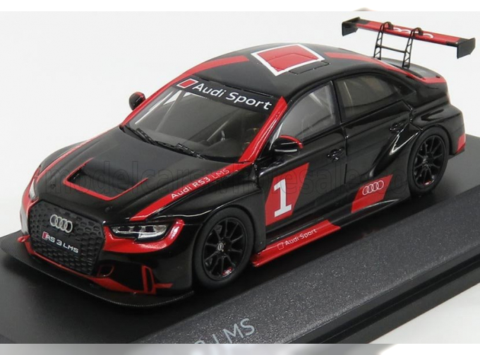 AUDI A3 Rs3 Team Audi Sport №1 Press Season (2017), Black Red
