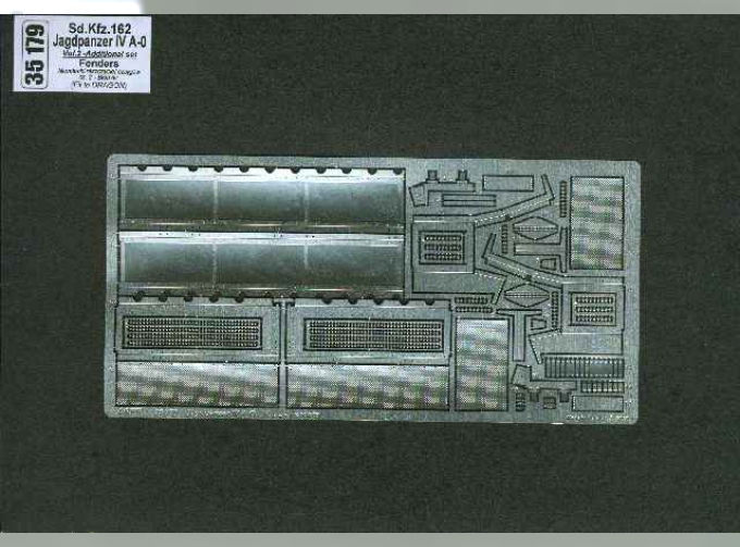 Фототравление для German tank destroyer Sd.Kfz.162 Jagdpanzer IV A-0 - vol. 2 - additional set - fenders