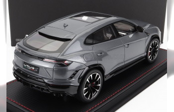 LAMBORGHINI Urus S (2022) - Con Vetrina - With Showcase, Grigio Telesto - Grey Met