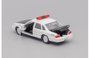 FORD Crown Victoria Des Moines Police, white / black