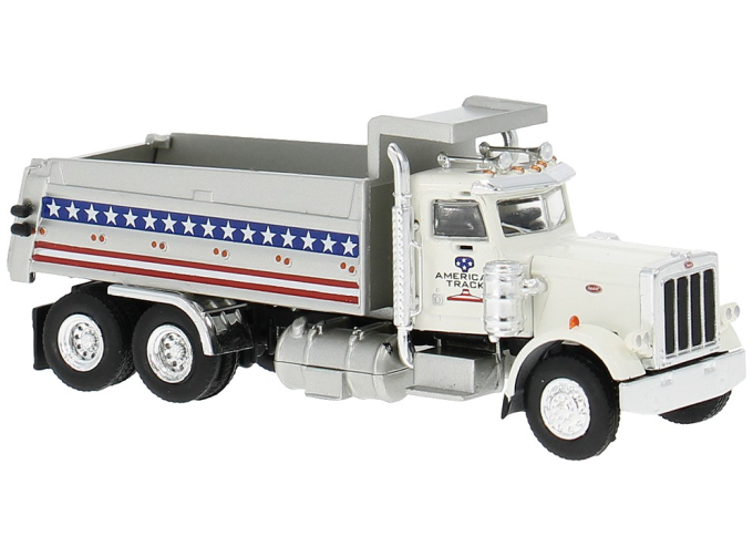 PETERBILT 359 Kipper american truck, white