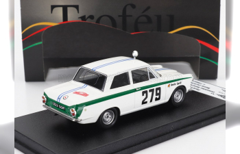 FORD Cortina Lotus N 279 Rally Montecarlo (1964) Estanislao Reverter - Oscar Caprotti, White Green