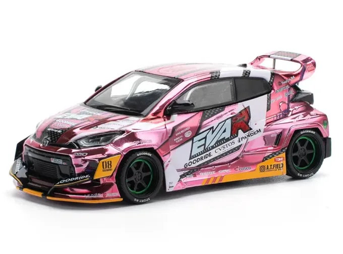 TOYOTA Eva RT Production Model Custom Type-08 Goodride GR Yaris, pink/white
