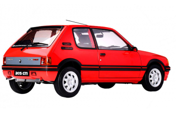 Сборная модель PEUGEOT 205 1.9 GTI KIT with 720 parts, mit Beleuchtung und Soundfunktion, red