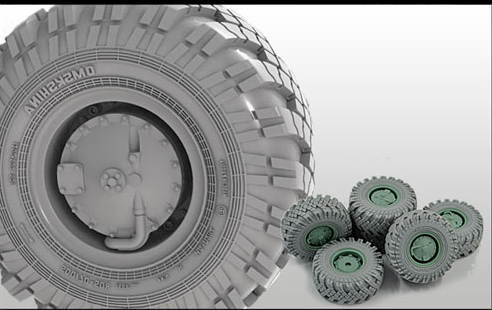 Набор колес для ЗРКа 9К-33М "Оса"