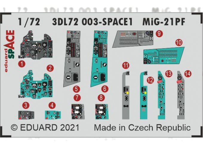 3D Декали для МиGG-21ПФ SPACE