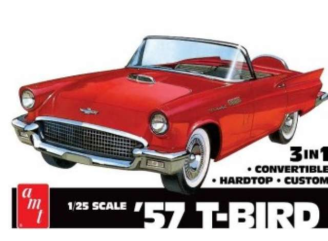 Сборная модель Ford Thunderbird, plastic modelkit 1957