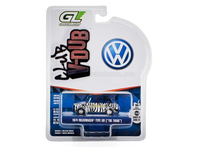 VOLKSWAGEN Type 181 The Thing Safari Adventure (1974), White Black