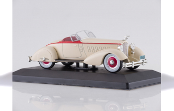 PACKARD V12 Le Baron Speedster (1934), beige / red