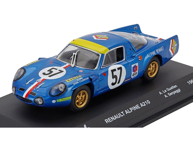 RENAULT Alpine A210 Team Ecurie Savin Calberson №57 24h Le Mans (1968) Alain Leguellec - Alain Serpaggi, Bluette Yellow