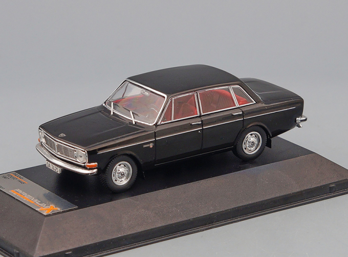 VOLVO 144S (1967), black with red interior