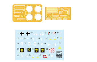 Сборная модель WWII German StuG III Ausf C/D with 75mm StuK 37/L24 & 75mm StuK40/L48 (2 in 1)