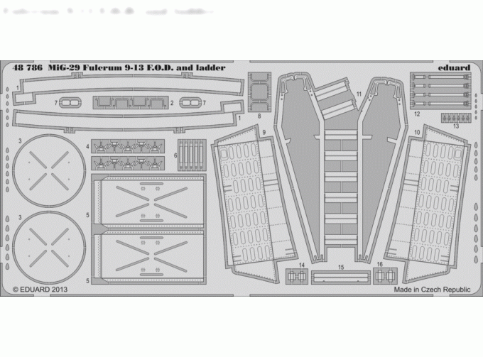 Фототравление MiG-29 9-13 F.O.D. and ladder