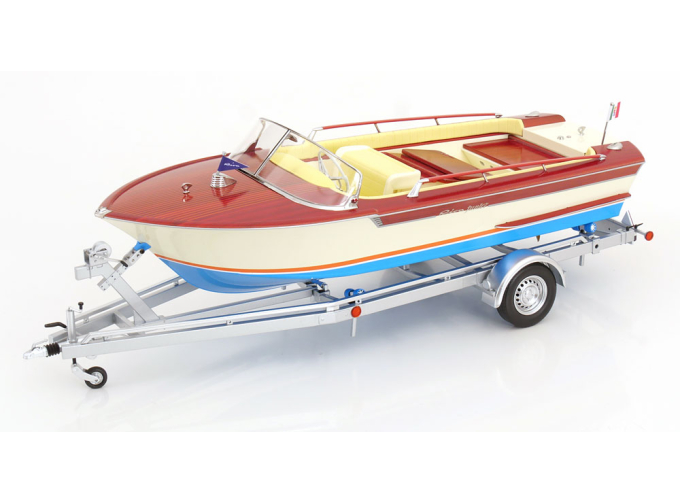 Моторная лодка Riva Junior (1966), слоновая кость / жёлтый