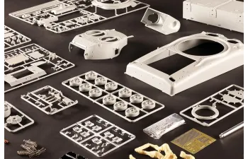 Сборная модель Средний танк M4A1(76)W