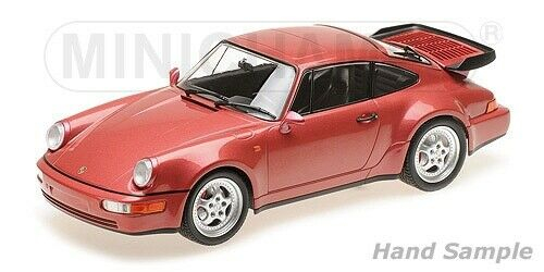 Porsche 911 turbo (964) 1990 red metallic