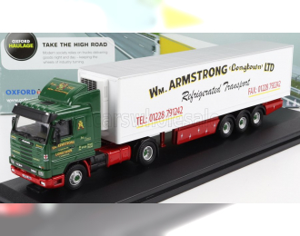 SCANIA 113m 360 Truck Semi-frigo Armstrong Ltd Transport (1994), Green White