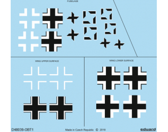 Декаль Fw 190A-5 национальные символы